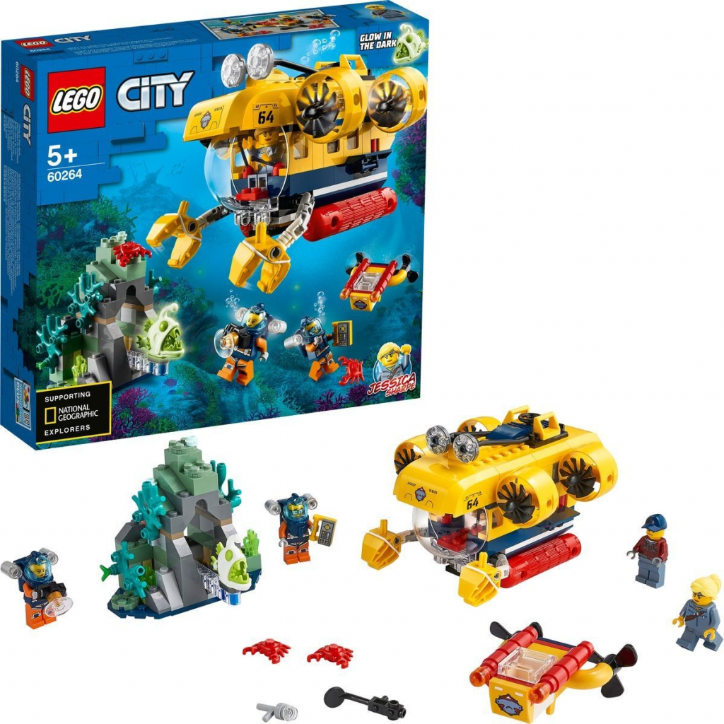 Lego City 60264 Oceánská průzkumná ponorka od 660 Kč - Heureka.cz