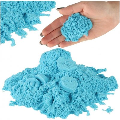 KIK Kinetický písek 1 kg v modrém sáčku – Zbozi.Blesk.cz