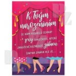 Blahopřání s textem K narozeninám WOO HOO Hrací, Albi – Zboží Mobilmania