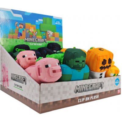 Přívěsek na klíče Plyšový Minecraft Prase – Zboží Mobilmania