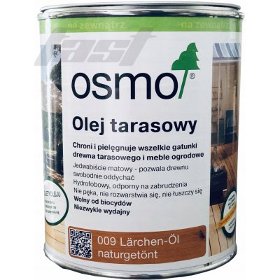 Osmo 009 Terasový olej 2,5 l Modřín – Zbozi.Blesk.cz