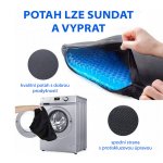 Wellife Gelový podsedák s protiskluzovým potahem COMFY 38 x 36 x 3 cm, MGP2 – Zboží Dáma