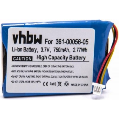 VHBW Baterie pro Garmin Nüvi 40 / 52 / 56LMT / 68LMT, 750 mAh - neoriginální