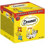 Dreamies Mixbox kuřecí, sýr a losos 12 x 60 g – Zbozi.Blesk.cz