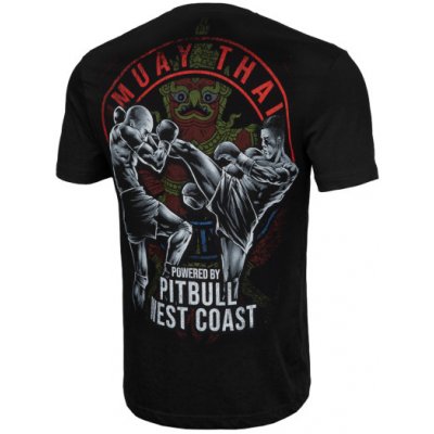 PitBull West Coast triko MUAY THAI černé – Zboží Mobilmania