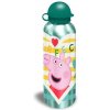 Láhev na pití Euroswan ALU Peppa Pig zelená Hliník Plast 500 ml