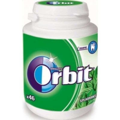 Wrigley's Orbit Orbit Spearmint Zelene dražé dóza 64g – Zboží Dáma