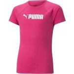 Puma FIT TEE Dívčí triko růžová – Zboží Dáma
