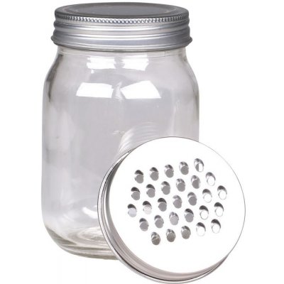 Clayre & Eef Sklenice se struhadlem a víkem 7x13 cm 500ml – Hledejceny.cz