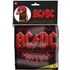 Zástěra CurePink zástěra AC/DC Logo polyester