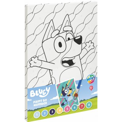 Grafix Malování na plátno 30x20 cm barvy a štětec Bluey – Hledejceny.cz