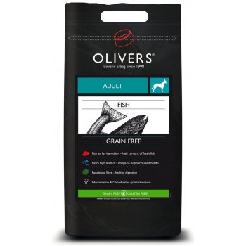 Oliver's Dog Adult Fish Grain Free Medium 12 kg