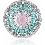 Krista Paulitti Rhodium ozdoby na NailArt TRIPLE AAA ZIRCON SELECTION RHODIUM PLATING Ø 20 MM X 20 MM MIX COLOR – Hledejceny.cz