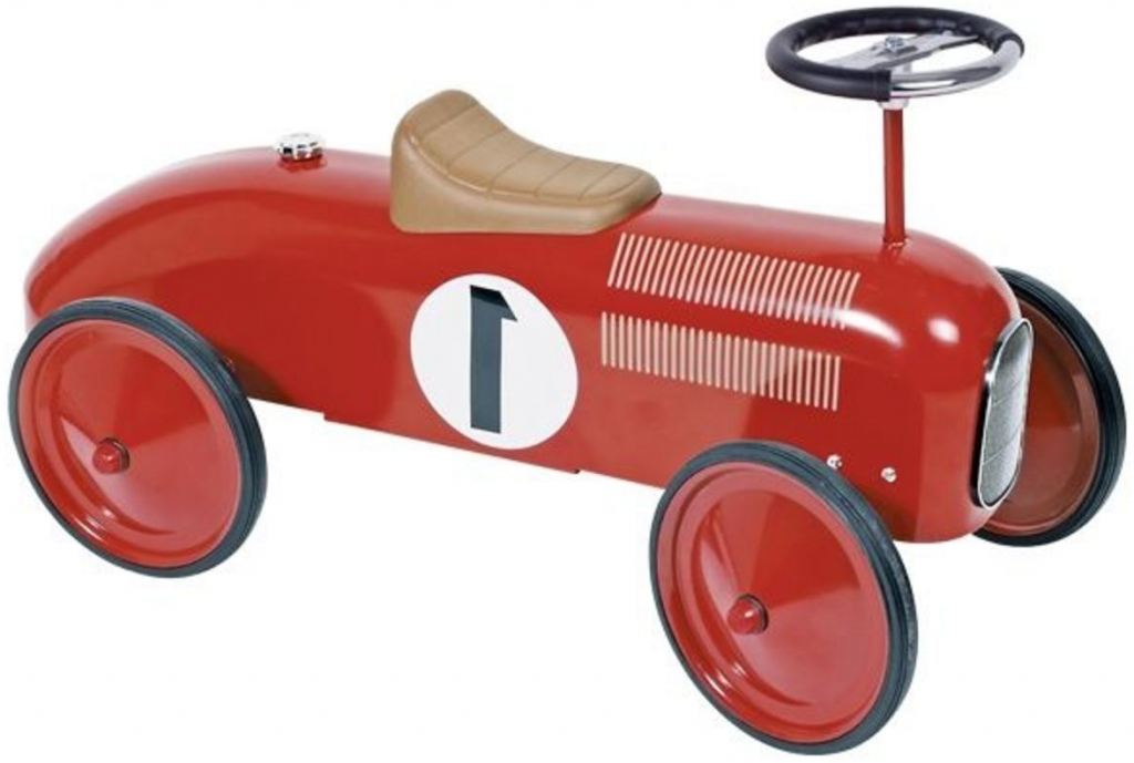 Goki Historické závodní červené Retro car