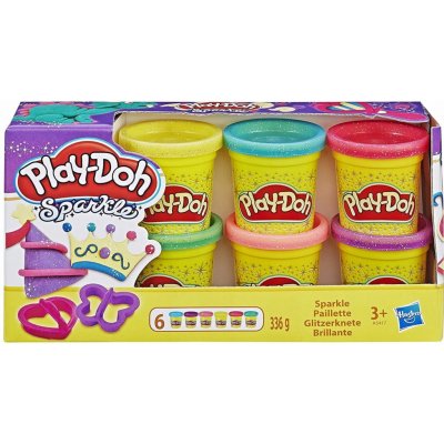 Play-Doh Hasbro Třpytivá plastelína – Zboží Dáma