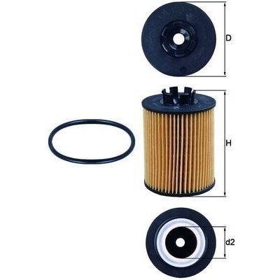 Olejový filtr MAHLE OX 173/2D – Hledejceny.cz