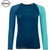 Dámské sportovní tričko Ortovox 120 Comp Light Long Sleeve W petrol blue