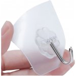 KIK KX7959 Plastový samolepící háček 10 ks – Hledejceny.cz