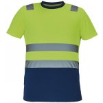 Cerva MONZON HV tričko žlutá navy 4XL – Zboží Dáma