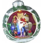 MagicHome Vánoční dekorace Balet v kouli 7 LED diod barevná s melodií 3xAA vnitřní 30,50x26,50x31,70 cm – Zboží Mobilmania
