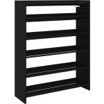 VidaXL černý 80x25x100 cm 859897 – Zboží Dáma