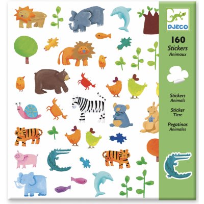 Djeco Samolepky Zoo – Zboží Mobilmania