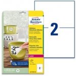 Avery Zweckform L4717-20 Odolné etikety 210x148mm 40 ks bílá – Sleviste.cz