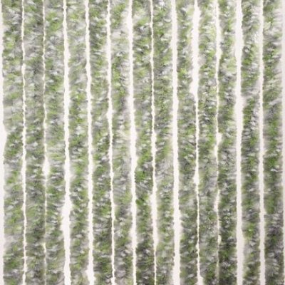 Dekorativní závěs proti hmyzu do dveří karavanu Brunner, 100 × 205 cm barva zelená/šedá/bílá – Hledejceny.cz