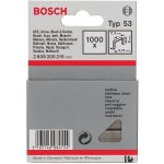 Nerezové sponky do sponkovaček Bosch PTK 3,6 LI, PTK 14 E Duotac, HT 8, HT 14, HMT 53 a HMT 57 - 8x11.4x0.74mm, 1000ks, typ 53 (2609200215) – Zbozi.Blesk.cz