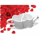 Sada zamilovaných hrnků ve tvaru srdíček – Zboží Dáma