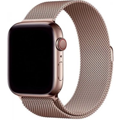 SES Elegantní kovový pásek pro chytré hodinky Apple Watch 40 mm 6.série - světle růžový 9070 – Hledejceny.cz