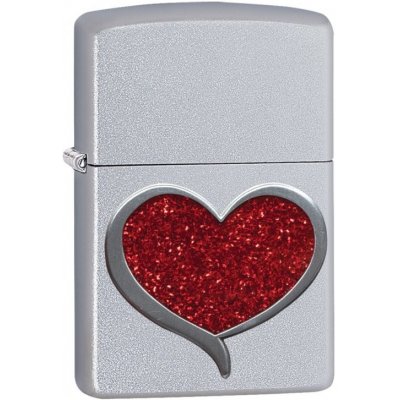 Zippo benzínový GLITTER HEART 20042 – Hledejceny.cz