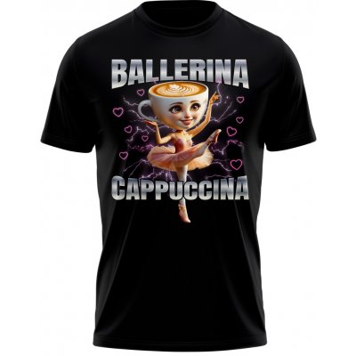 MemeMerch tričko Ballerina Cappuccina – Zboží Dáma