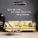 VIP 3D dřevěný obraz do domácnosti na zakázku s motivem na přání - slogan 02, různé barvy - Velký 3D motiv: 700 mm x 700 mm (1490Kč) – Zboží Dáma