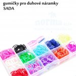 Sada gumiček pro pletení náramků SADA gumičky malá 12 barev alternativy -  Heureka.cz