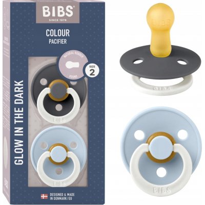 BIBS colour Iron Baby Blue noční 2 ks – Sleviste.cz