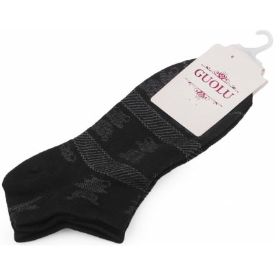 Prima-obchod Dámské / dívčí bavlněné ponožky do tenisek, 10 černá