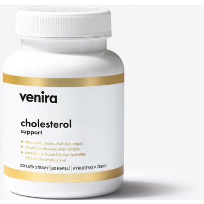 Venira cholesterol support komplex 80 kapslí – Hledejceny.cz