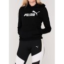 Puma No1 Logo Hoody black white