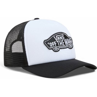 Vans Classic Patch Curved Bill Trucker Youth černo-bílá – Zboží Dáma