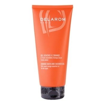 Delarom Body Care pomerančový sprchový a koupelový gel With Sweet Orange Essential Oil 200 ml