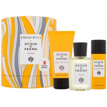 Acqua di Parma Colonia EDC 100 ml + sprchový gel 75 ml + deodorant 50 ml dárková sada