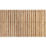 Tutumi 381176A LAZ 09595 bambusová koupelnová předložka hnědá 40x60 cm – Zboží Dáma