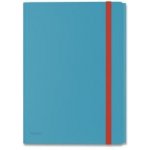 LEITZ Spisové desky Cosy matně modrá A4 PP s gumičkou – Zboží Živě
