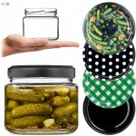 Kadax Skleněná zavařovací sklenice na zavařeniny 50 Ks x 330 ml – Hledejceny.cz