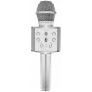 WSTER WS 858 Karaoke bluetooth mikrofon stříbrný