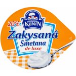 Mlékárna Kunín Zakysaná smetana de luxe 20% 190 g – Hledejceny.cz