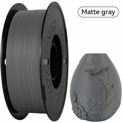 Kingroon PLA MATTE 1,75 mm 1kg Matná Šedá – Zboží Živě