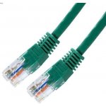 XtendLan PK-UTP5E-0025-GRN Patch, Cat5E, UTP, 0,25m, zelený – Zbozi.Blesk.cz