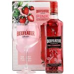 Beefeater Pink Gin 37,5% 0,7 l (dárkové balení 1 sklenice) – Zboží Dáma